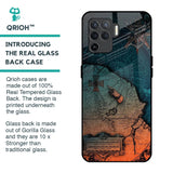 Geographical Map Glass Case for Oppo F19 Pro