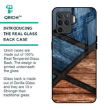 Wooden Tiles Glass Case for Oppo F19 Pro