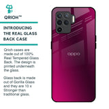 Pink Burst Glass Case for Oppo F19 Pro