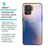 Blue Mauve Gradient Glass Case for Oppo F19 Pro