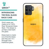 Rustic Orange Glass Case for Oppo F19 Pro