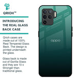 Palm Green Glass Case For Oppo F19 Pro