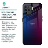 Mix Gradient Shade Glass Case For Oppo F19 Pro