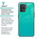 Cuba Blue Glass Case For Oppo F19 Pro