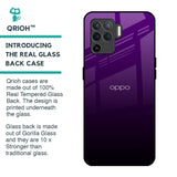 Harbor Royal Blue Glass Case For Oppo F19 Pro