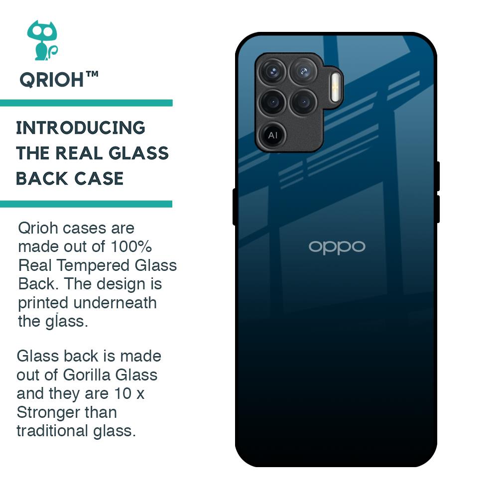 Sailor Blue Glass Case For Oppo F19 Pro