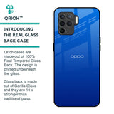 Egyptian Blue Glass Case for Oppo F19 Pro