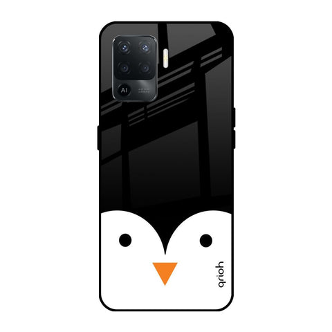 Cute Penguin Oppo F19 Pro Glass Cases & Covers Online