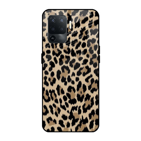 Leopard Seamless Oppo F19 Pro Glass Cases & Covers Online