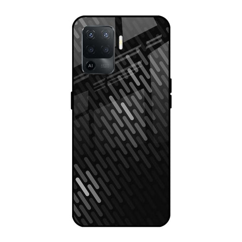 Dark Abstract Pattern Oppo F19 Pro Glass Cases & Covers Online