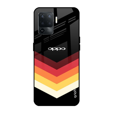 Abstract Arrow Pattern Oppo F19 Pro Glass Cases & Covers Online