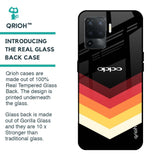 Abstract Arrow Pattern Glass Case For Oppo F19 Pro