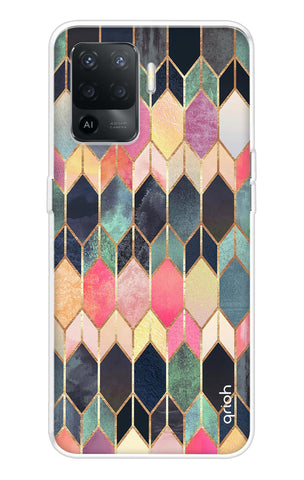 Shimmery Pattern Oppo F19 Pro Back Cover