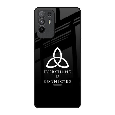 Everything Is Connected Oppo F19 Pro Plus Glass Back Cover Online