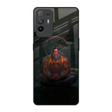 Lord Hanuman Animated Oppo F19 Pro Plus Glass Back Cover Online