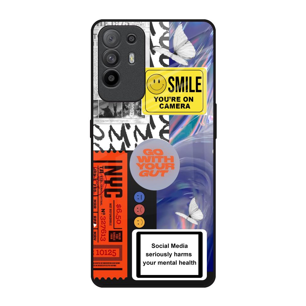 Smile for Camera Oppo F19 Pro Plus Glass Back Cover Online