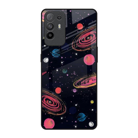 Galaxy In Dream Oppo F19 Pro Plus Glass Back Cover Online