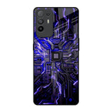 Techno Color Pattern Oppo F19 Pro Plus Glass Back Cover Online