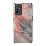 Pink And Grey Marble Oppo F19 Pro Plus Glass Back Cover Online