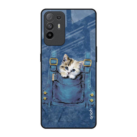 Kitty In Pocket Oppo F19 Pro Plus Glass Back Cover Online