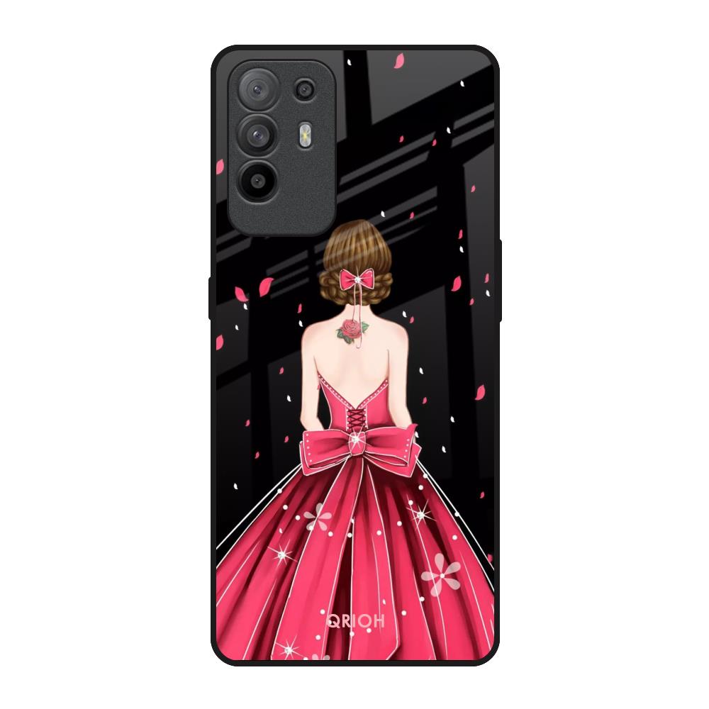 Fashion Princess Oppo F19 Pro Plus Glass Back Cover Online
