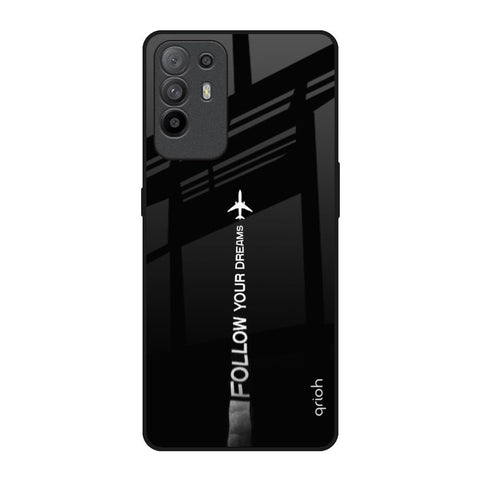 Follow Your Dreams Oppo F19 Pro Plus Glass Back Cover Online