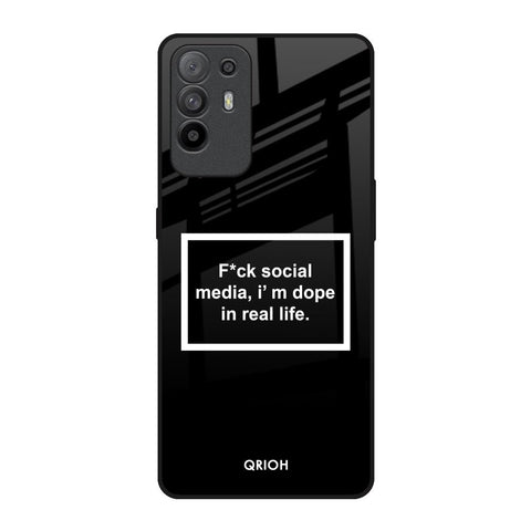 Dope In Life Oppo F19 Pro Plus Glass Back Cover Online