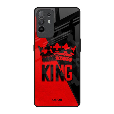 I Am A King Oppo F19 Pro Plus Glass Back Cover Online