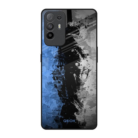 Dark Grunge Oppo F19 Pro Plus Glass Back Cover Online