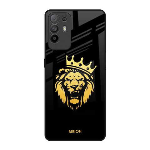 Lion The King Oppo F19 Pro Plus Glass Back Cover Online