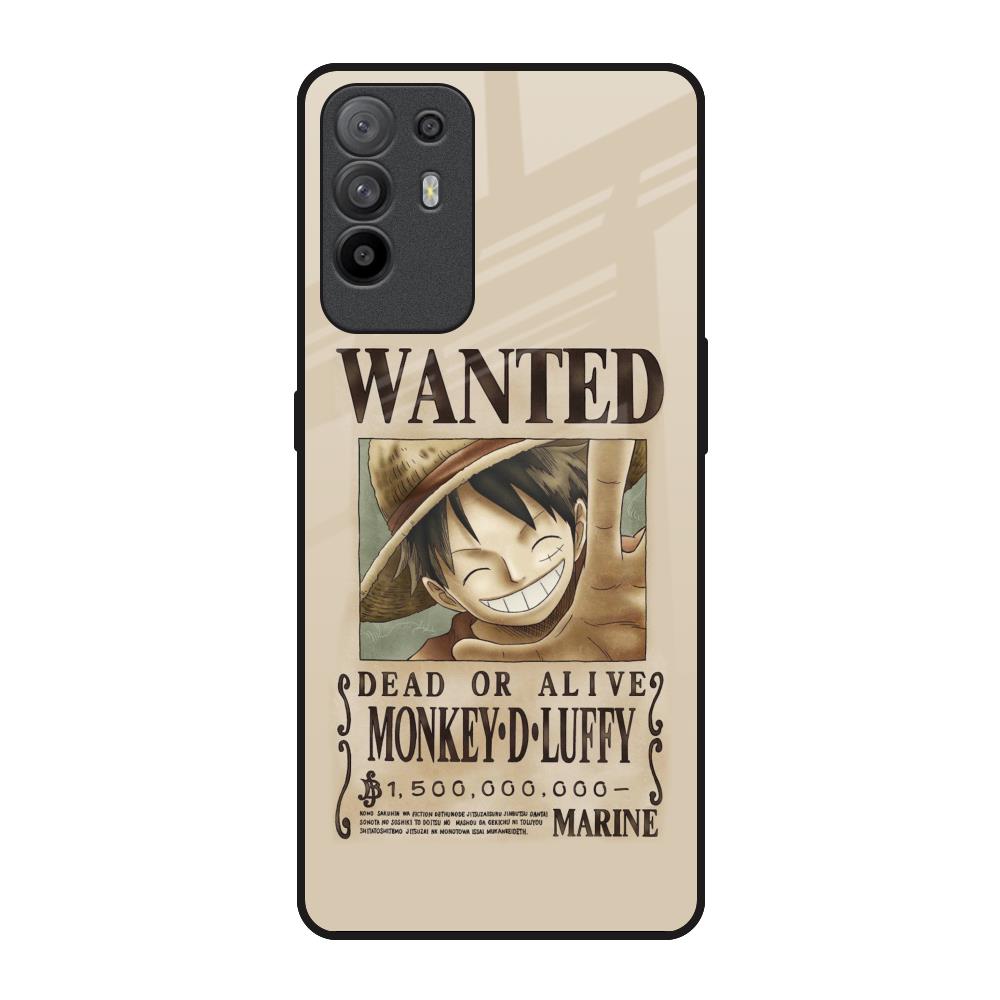 Luffy Wanted Oppo F19 Pro Plus Glass Back Cover Online