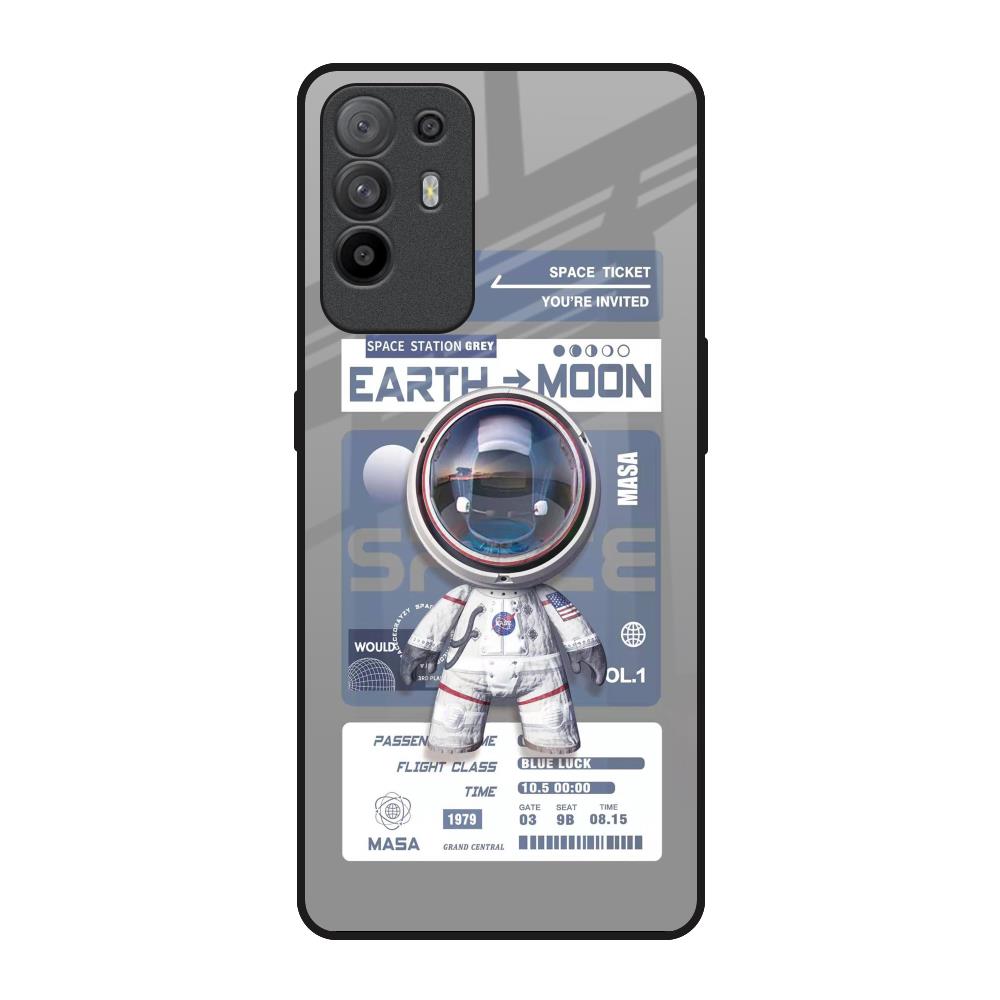 Space Flight Pass Oppo F19 Pro Plus Glass Back Cover Online
