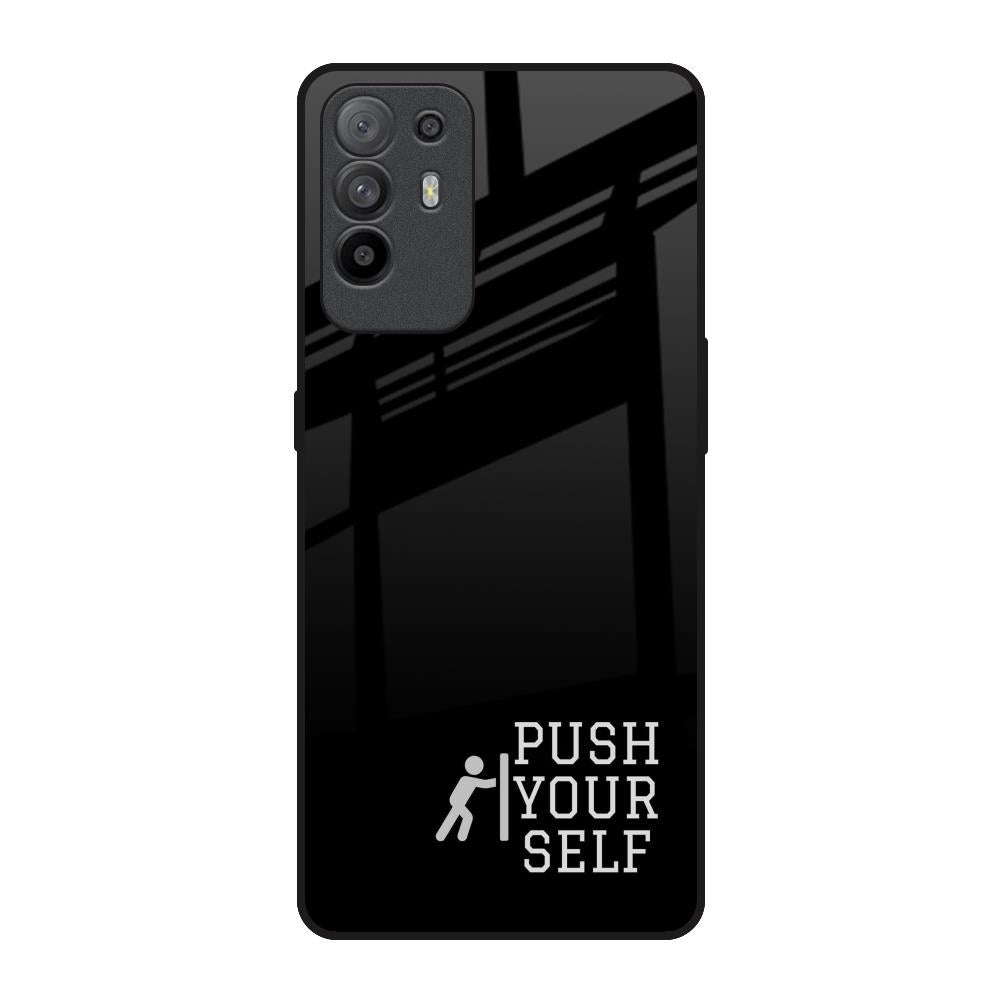 Push Your Self Oppo F19 Pro Plus Glass Back Cover Online