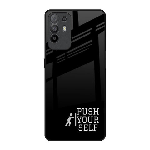 Push Your Self Oppo F19 Pro Plus Glass Back Cover Online