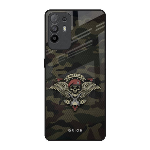 Army Warrior Oppo F19 Pro Plus Glass Back Cover Online