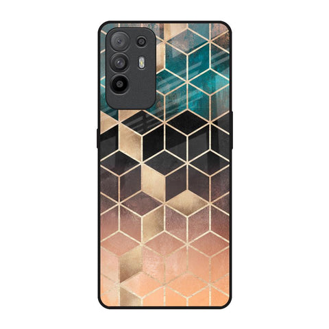 Bronze Texture Oppo F19 Pro Plus Glass Back Cover Online