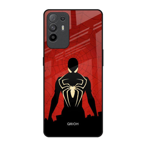 Mighty Superhero Oppo F19 Pro Plus Glass Back Cover Online