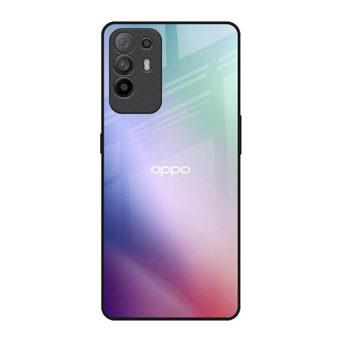 Abstract Holographic Oppo F19 Pro Plus Glass Back Cover Online