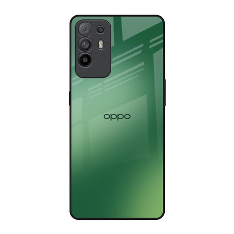 Green Grunge Texture Oppo F19 Pro Plus Glass Back Cover Online