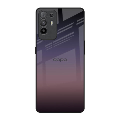 Grey Ombre Oppo F19 Pro Plus Glass Back Cover Online