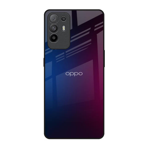 Mix Gradient Shade Oppo F19 Pro Plus Glass Back Cover Online
