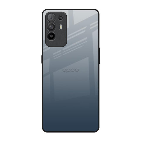 Smokey Grey Color Oppo F19 Pro Plus Glass Back Cover Online