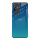 Celestial Blue Oppo F19 Pro Plus Glass Back Cover Online