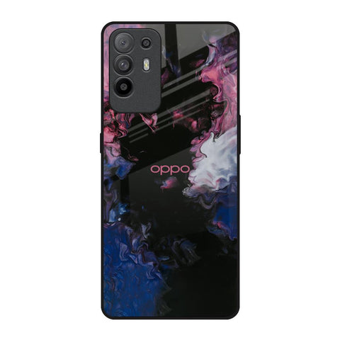 Smudge Brush Oppo F19 Pro Plus Glass Back Cover Online