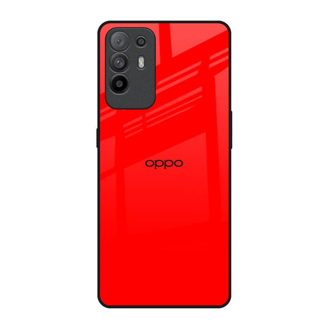 Blood Red Oppo F19 Pro Plus Glass Back Cover Online