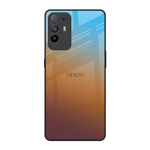 Rich Brown Oppo F19 Pro Plus Glass Back Cover Online