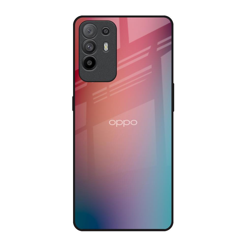 Dusty Multi Gradient Oppo F19 Pro Plus Glass Back Cover Online