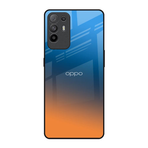 Sunset Of Ocean Oppo F19 Pro Plus Glass Back Cover Online