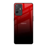 Maroon Faded Oppo F19 Pro Plus Glass Back Cover Online
