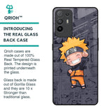 Orange Chubby Glass Case for Oppo F19 Pro Plus